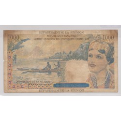 Billet - 20NF sur 1000 Francs - Reunion 2
