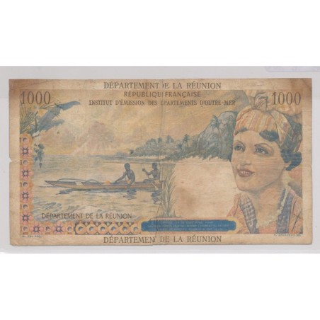 Billet - 20NF sur 1000 Francs - Reunion