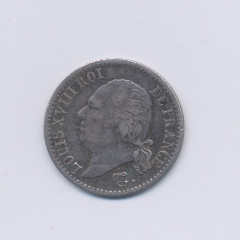 1/4 Franc - 1817 W Lille - Louis XVIII - TTB+