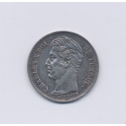 1/4 Franc - 1826 A Paris - Charles X - TTB+