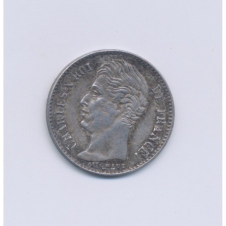 1/4 Franc - 1826 B Rouen - Charles X - TTB+