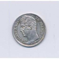1/4 Franc - 1826 B Rouen - Charles X - SUP