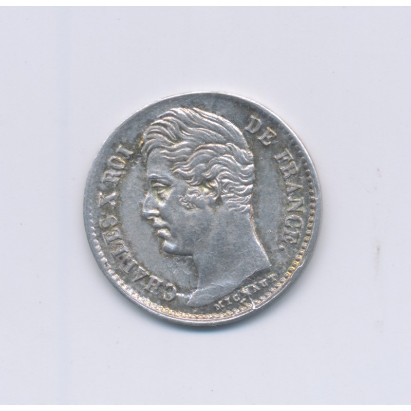 1/4 Franc - 1826 B Rouen - Charles X - SUP