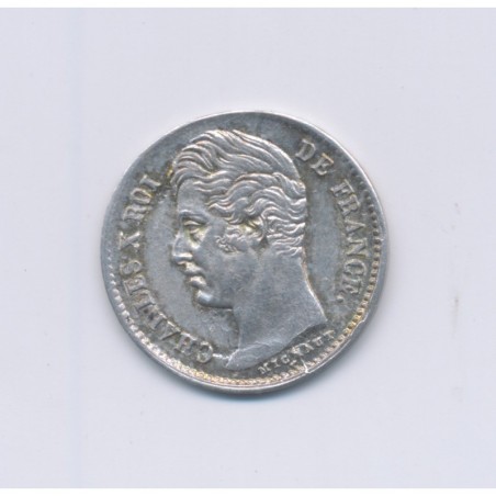 1/4 Franc - 1826 B Rouen - Charles X - SUP