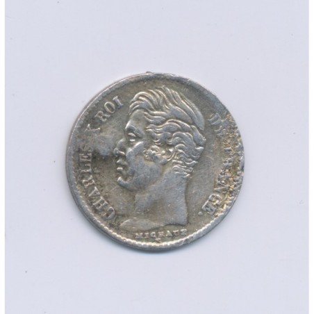 1/4 Franc - 1827 A Paris - Charles X - TB+