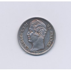 1/4 Franc - 1827 A Paris - Charles X - SUP+