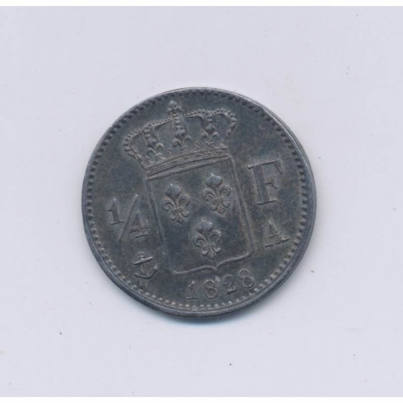 1/4 Franc - 1828 A Paris - Charles X - SUP+
