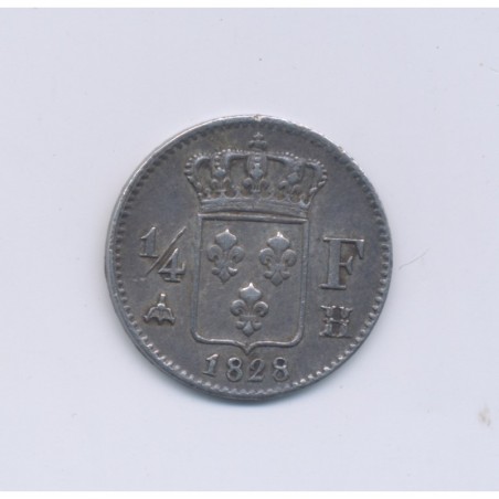 1/4 Franc - 1828 H la Rochelle - Charles X - TTB+