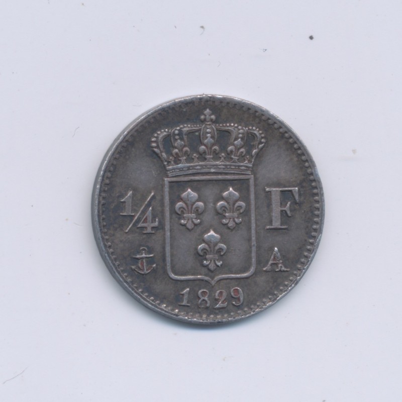 1/4 Franc - 1829 A Paris - Charles X - SUP+