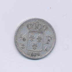1/4 Franc - 1830 A Paris - Charles X - TTB+ 2
