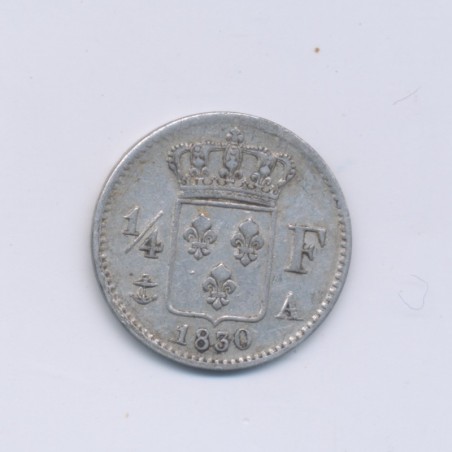 1/4 Franc - 1830 A Paris - Charles X - TTB+