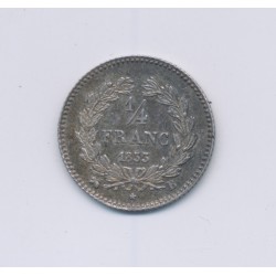 1/4 Franc - 1833 B Rouen - Louis philippe I - SUP 2