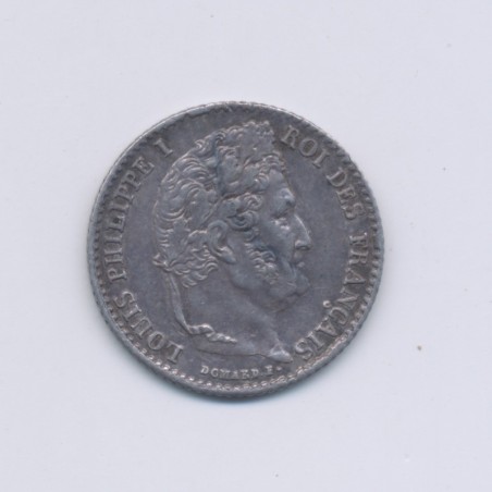 1/4 Franc - 1834 A Paris - Louis philippe I - SUP+