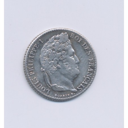 1/4 Franc - 1834 T Nantes - Louis philippe I - TTB+
