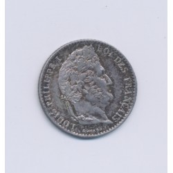 1/4 Franc - 1837 A Paris - Louis philippe I - SUP+