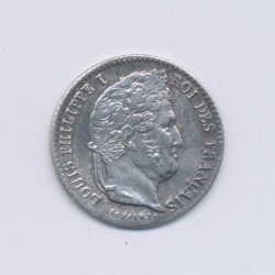 1/4 Franc - 1837 W Lille - Louis philippe I - SUP