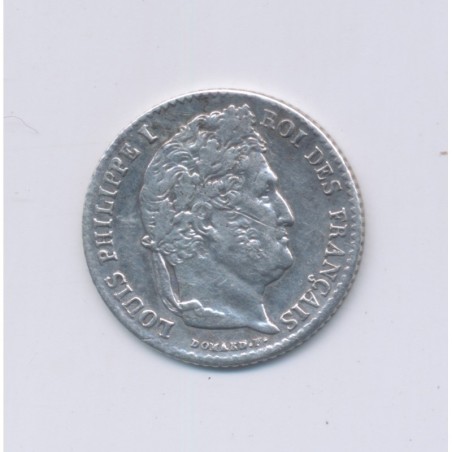 1/4 Franc - 1838 K Bordeaux - Louis philippe I - TB/TTB