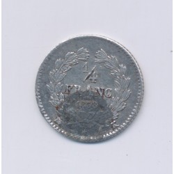 1/4 Franc - 1838 K Bordeaux - Louis philippe I - TB/TTB 2