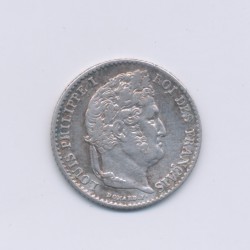 1/4 Franc - 1844 B Rouen - Louis philippe I - TTB+