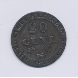 Westphalie - 20 centimes - 1812 C Cassel - TTB+