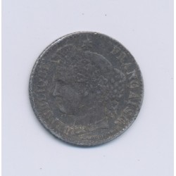 20 centimes Cérès - 1850 K Bordeaux - oreille basse - TB