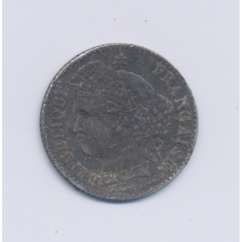 20 centimes Cérès - 1850 K Bordeaux - oreille basse - TB