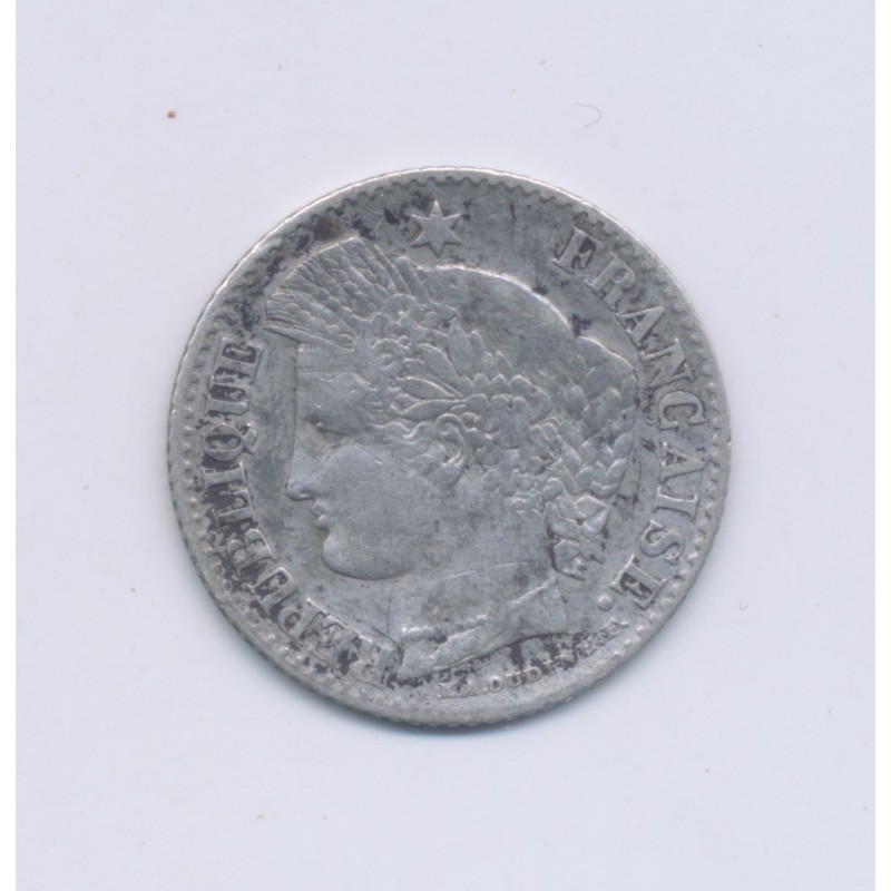 20 centimes Cérès - 1850 K Bordeaux - oreille basse - TB+