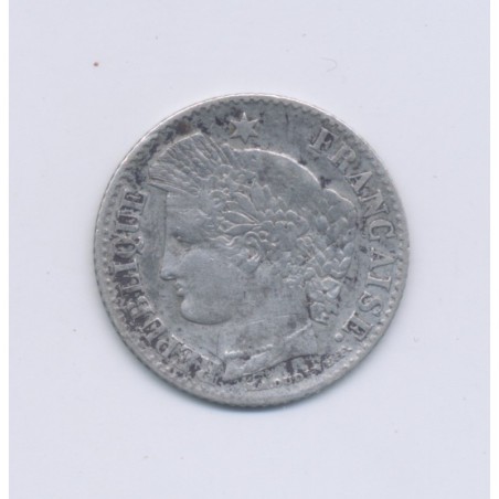 20 centimes Cérès - 1850 K Bordeaux - oreille basse - TB+