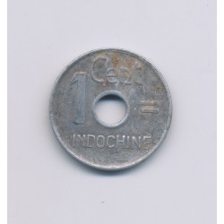 Indochine - 1 Centimes - 1943 Hanoi - aluminium - TTB