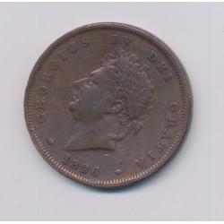 Angleterre - George IV - Penny 1826 - cuivre - TB+
