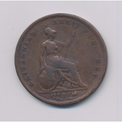 Angleterre - George IV - Penny 1826 - cuivre - TB+ 2
