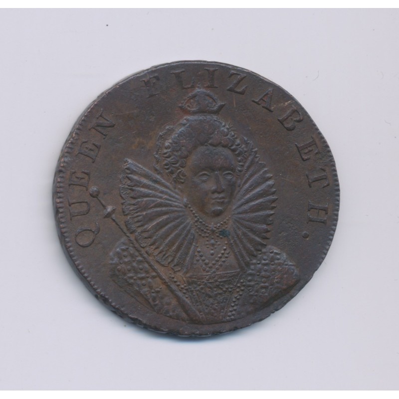 Angleterre - Token - 1/2 Penny Chichester - 1794 - cuivre - TTB