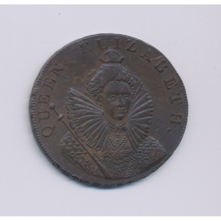Angleterre - Token - 1/2 Penny Chichester - 1794 - cuivre - TTB