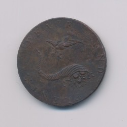 Angleterre - Token - Peace and plenty - cuivre - TTB