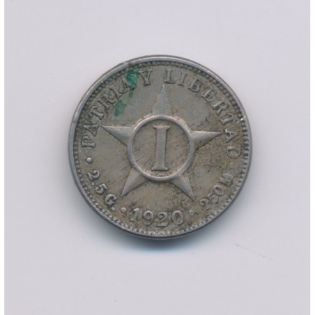 Cuba - 1 Centavo - 1920 - nickel - TTB
