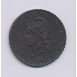 Argentine - 2 Centavos - 1891 - bronze - TTB