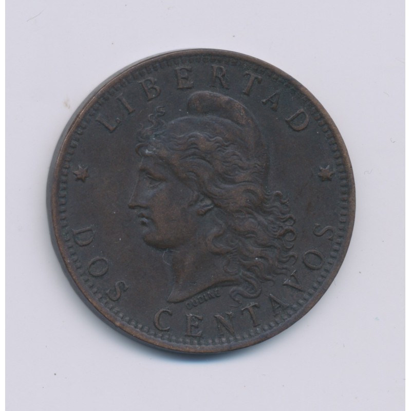 Argentine - 2 Centavos - 1891 - bronze - TTB