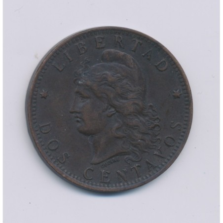 Argentine - 2 Centavos - 1891 - bronze - TTB
