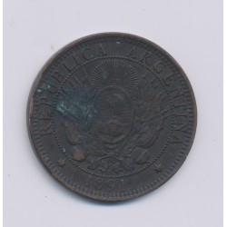 Argentine - 2 Centavos - 1891 - bronze - TTB 2