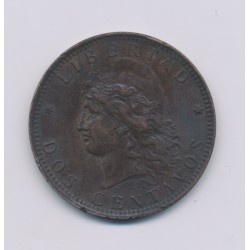 Argentine - 2 Centavos - 1892 - bronze - TTB 2