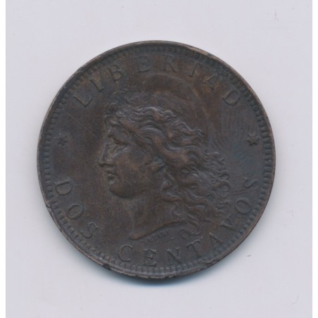 Argentine - 2 Centavos - 1892 - bronze - TTB