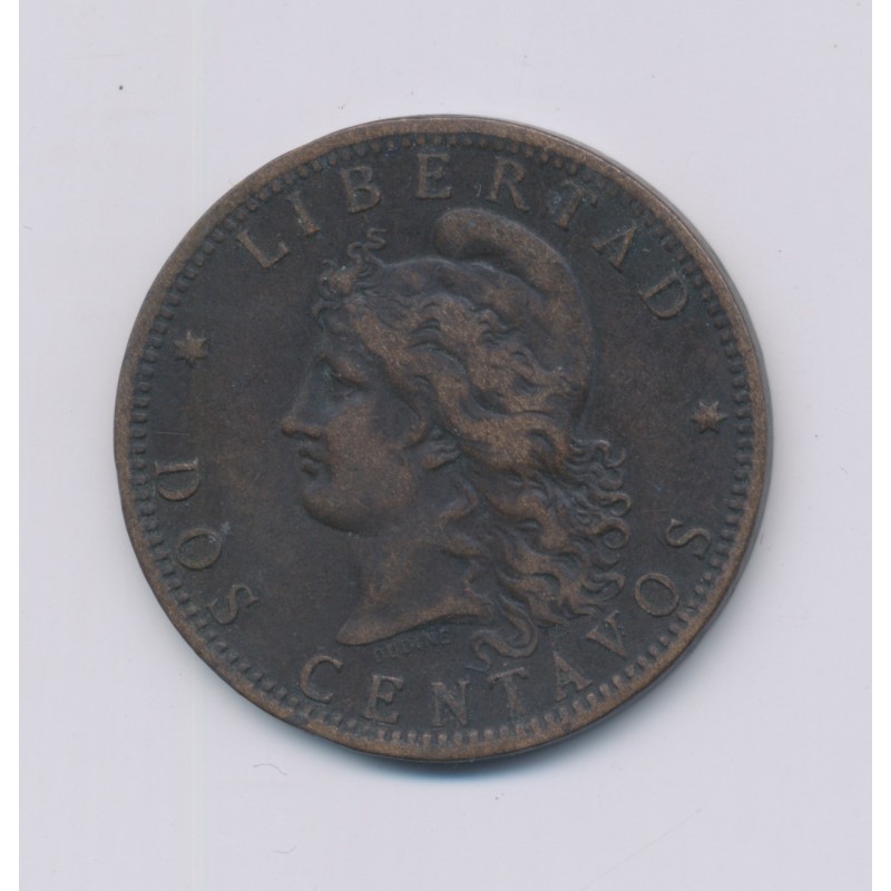 Argentine - 2 Centavos - 1885 - bronze - TTB