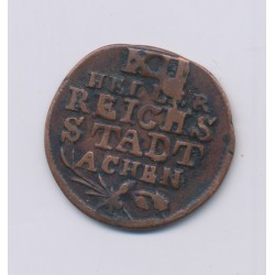 Allemagne - 12 Heller 1792 - Aix la chapelle - cuivre - TB