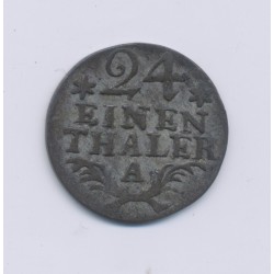 Allemagne - 1/24 Thaler - 1782 A - billon - TTB