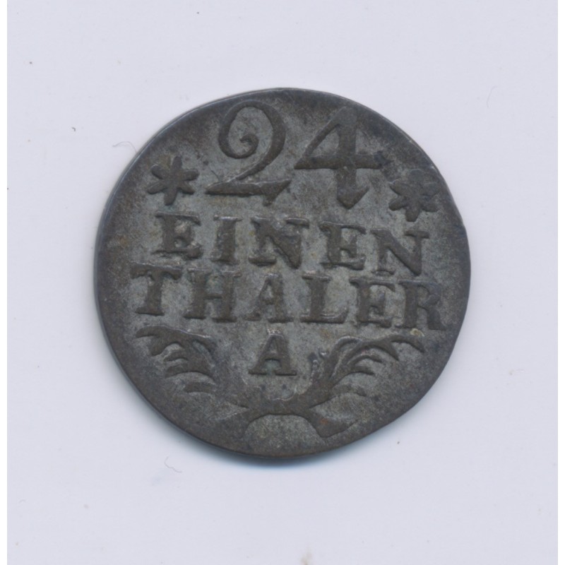 Allemagne - 1/24 Thaler - 1782 A - billon - TTB
