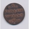 Norvège - 2 Skilling courant - 1810 - Frédéric VI - cuivre - TTB+/SUP