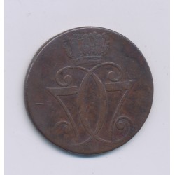Danemark - Skilling - 1771 KM - Christian VII - cuivre ) TTB 2