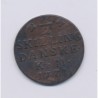 Danemark - 1/2 Skilling - 1771 KM - Christian VII - cuivre - TTB