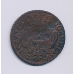 Portugal - Maria I - 5 Reis - 1737 - cuivre - TB 2