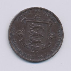 Jersey - 1/13 Shilling - 1870 - Victoria - cuivre - TB+ 2